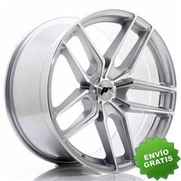 Llanta exclusiva Jr Wheels Jr25 20x10 Et20-40 5h Blank Silver Machine D Face
