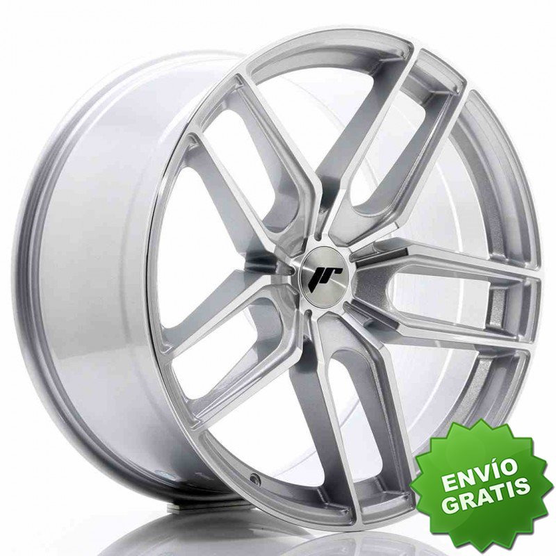 Llanta exclusiva Jr Wheels Jr25 20x10 Et20-40 5h Blank Silver Machine D Face