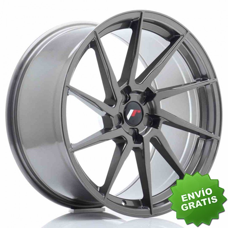 Llanta exclusiva Jr Wheels Jr36 20x10 Et20-45 5h Blank Hyper Gray