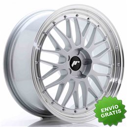Llanta exclusiva Jr Wheels Jr23 20x8.5 Et20-45 5h Blank Hyper Silver% 20w Machined Lip
