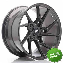 Llanta exclusiva Jr Wheels Jr33 20x10.5 Et15-30 5h Blank Hyper Gray