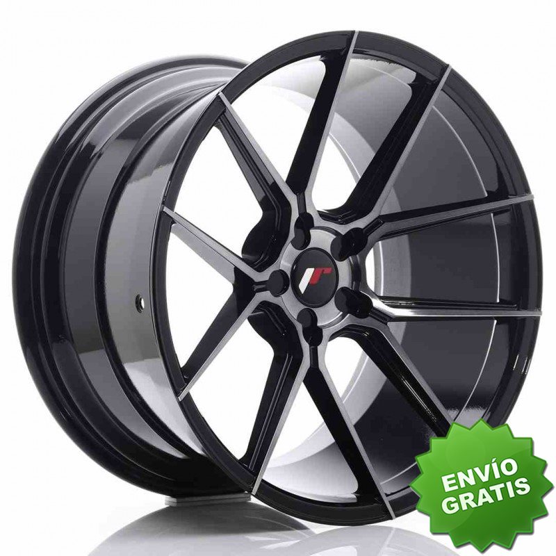 Llanta exclusiva Jr Wheels Jr30 20x11 Et20-30 5h Blank Black Brushed% 20w Tinted Face