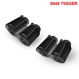 Set Terminales Remus 0046 70sgbr Volkswagen Golf Vii R 4motion, Typ Au,