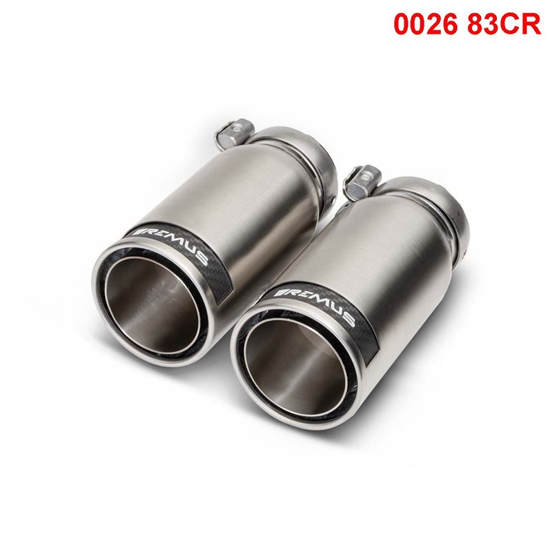 Set Terminales Remus 0026 83cr Audi A3 Quattro, 3 Door, Typ 8v,