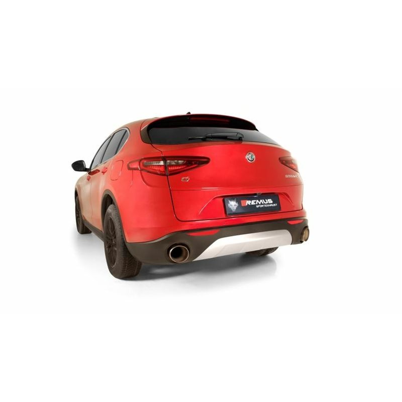 Tubo De Escape Duplex Remus Rem042685ssr Alfa Romeo Stelvio Q4 Awd, Type 954