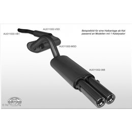 Escape Fox Audi 80/90 Typ 89 2wd 2,6l 2,8l (+ coupe Ab 07/94)