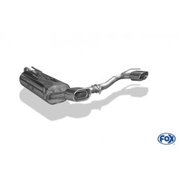 Escape Fox Volkswagen Golf Iii 1,4l - 2,0l + Diesel