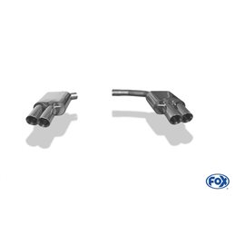 Escape Fox Audi A4/ S4/ Rs4 B8 3,2l Fsi