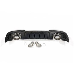 Difusor Trasero Euro Audi A3 2016 Sportback Sline Look Rs3 Abs