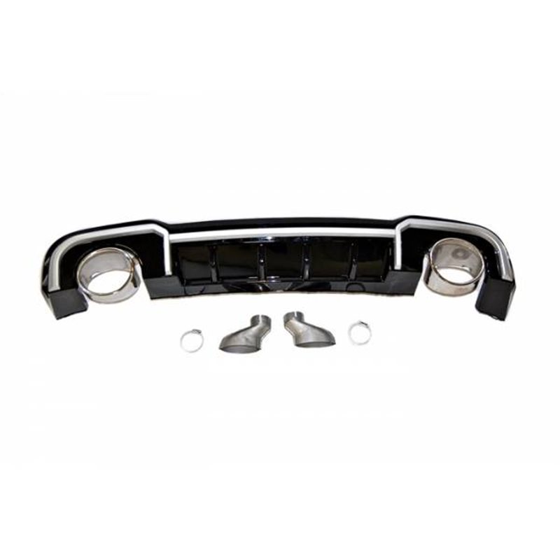 Difusor Trasero Euro Audi A3 Sedan 2015-2017 Sline Look Rs3 Abs