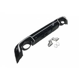 Difusor Trasero Euro Audi A3 V8 4 Puertas (sedan) 2013-2015 Look Rs3 Abs