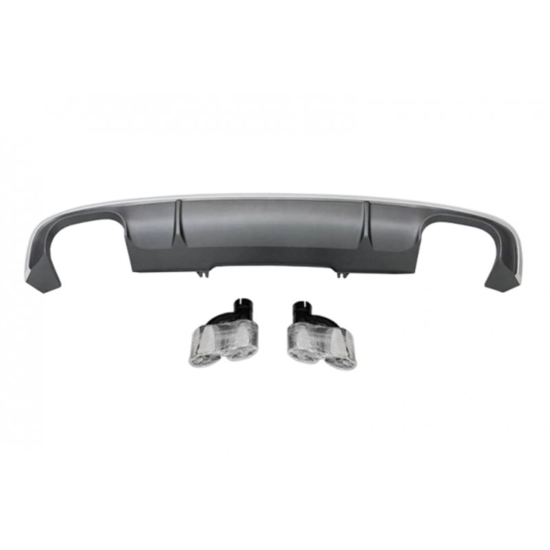 Difusor Trasero Euro Audi A4 4p / Avant 2016+ Sline