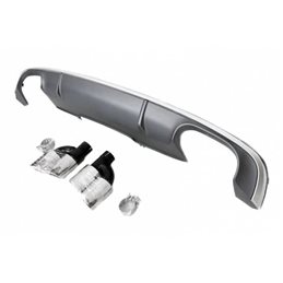 Difusor Trasero Euro Audi A4 4p / Avant 2016+ Sline