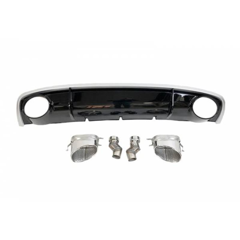 Difusor Trasero Euro Audi A4 B8 4p / Avant 12-15 Look Rs4