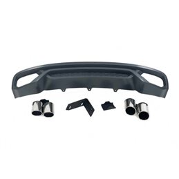 Difusor Trasero Euro Audi A4 B8 4p / Avant 2013-2015 Abs