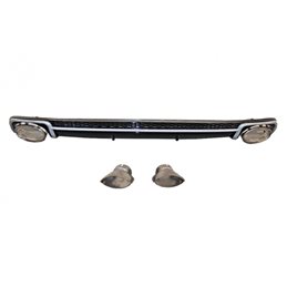 Difusor Trasero Euro Audi A4 B9 2016+ Look Rs4 Abs