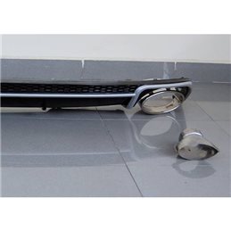 Difusor Trasero Euro Audi A4 B9 2016+ Look Rs4 Abs