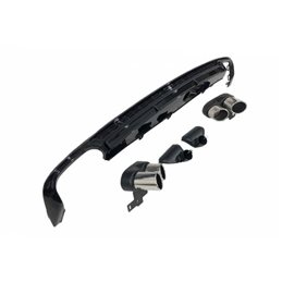 Difusor Trasero Euro Audi A6 / A6 Avant C8 Sline Look S6