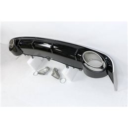 Difusor Trasero Euro Audi A6 / A6 Avant Look Rs6 2015- 2018 C7 Abs