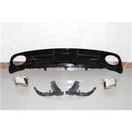 Difusor Trasero Euro Audi A6 / A6 Avant Look Rs6 2015-2018 C7 S-line Abs