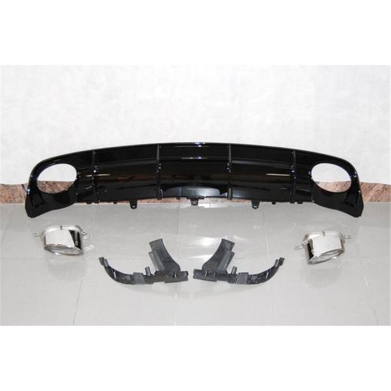 Difusor Trasero Euro Audi A6 / A6 Avant Look Rs6 2015-2018 C7 S-line Abs