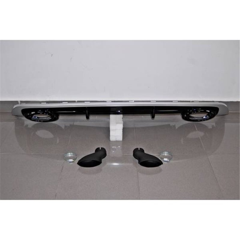 Difusor Trasero Euro Audi A6 Sedan / Avant C6 2009-2012 Look Rs6 Abs