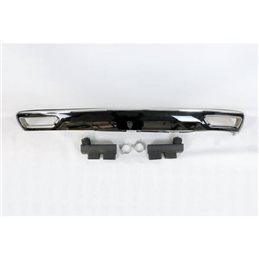 Difusor Trasero Euro Audi A6 Sedan / Avant C7 4g 2011-2015 Look W12 Abs