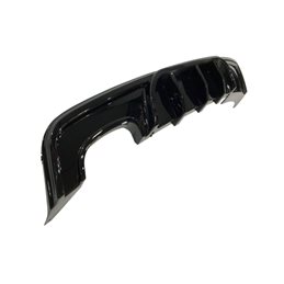 Difusor Trasero Euro Bmw E82 / E88 Look M Performance Brillante Negro