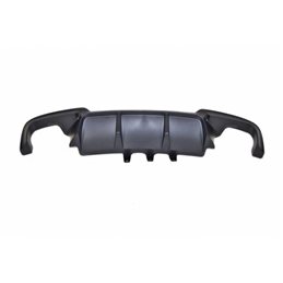 Difusor Trasero Euro Bmw F10 / F11 10-16 Doble Salida Look M5 Abs