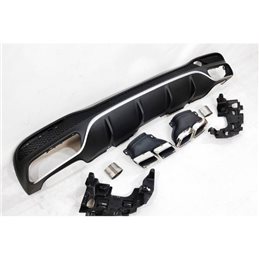 Difusor Trasero Euro Mercedes W166 Gle 350 Amg Look 63 Colas