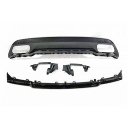 Difusor Trasero Euro Mercedes W176 2012-2018 Look A45 Abs