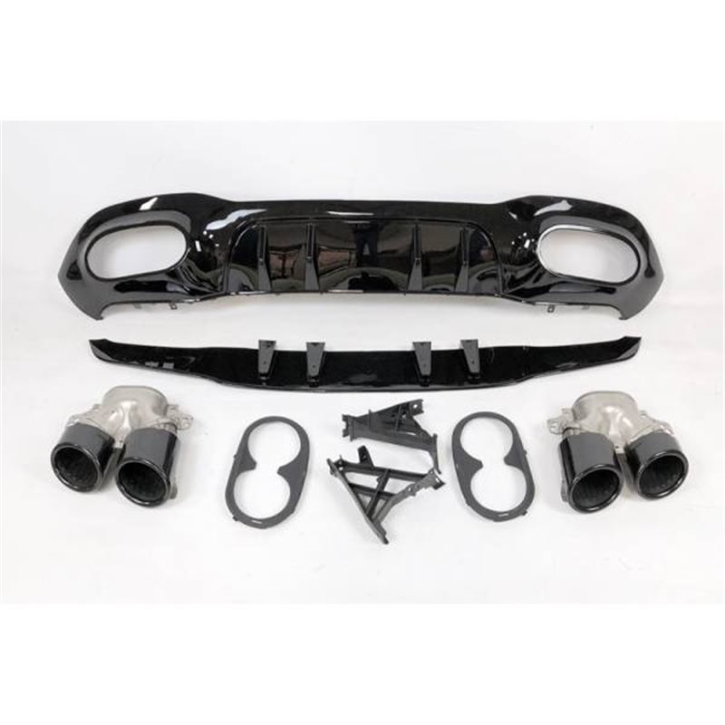 Difusor Trasero Euro Mercedes W177 Amg Look A45