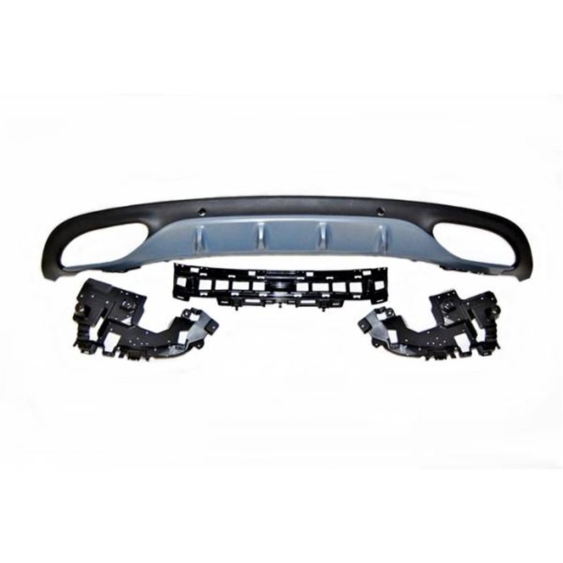 Difusor Trasero Euro Mercedes W205 2014-2018 Coupe Amg Look C63 Abs