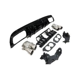 Difusor Trasero Euro Mercedes W205 2019+ 4p / Sw Amg Look C43