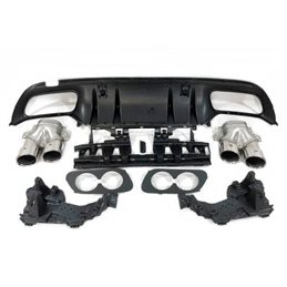 Difusor Trasero Euro Mercedes W205 2019+ 4p / Sw Amg Look C43