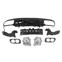 Difusor Trasero Euro Mercedes W205 Coupe 2019+ Look E53 Abs