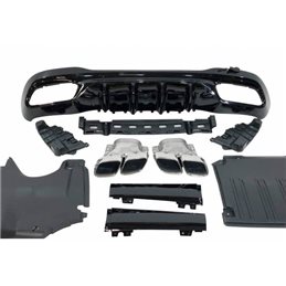 Difusor Trasero Euro Mercedes W206 Look C63