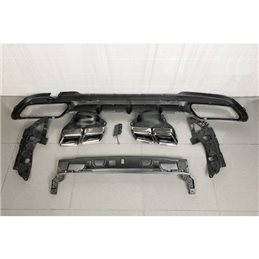 Difusor Trasero Euro Mercedes W212 2014-2015 Sw / 4p Look Amg Abs
