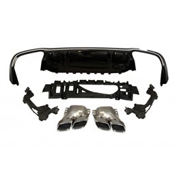 Difusor Trasero Euro Mercedes W213 2020 4 Puertas Look Amg E63 Abs
