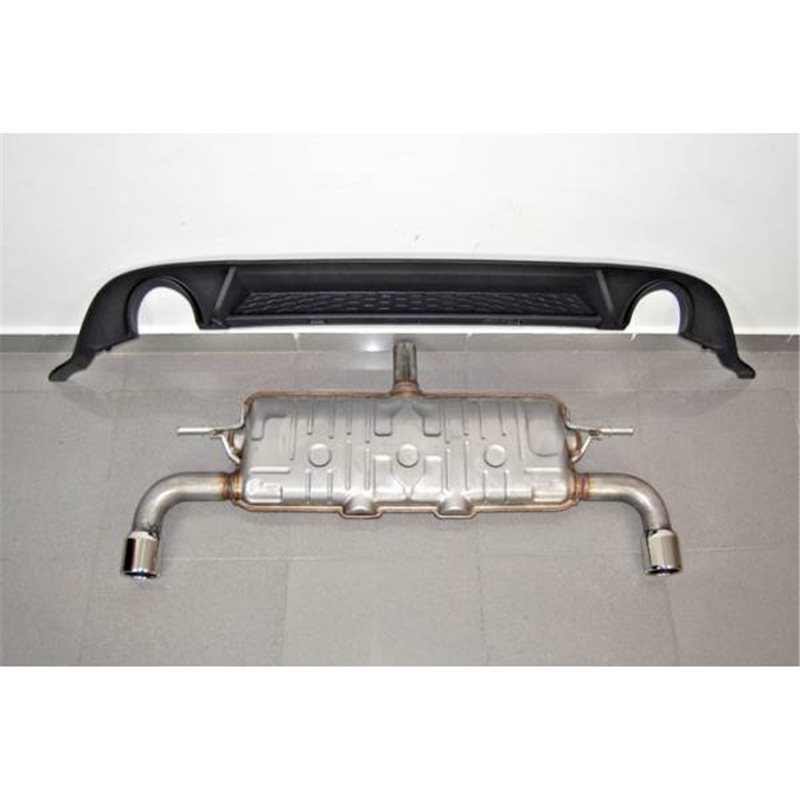 Difusor Trasero Euro Volkswagen Golf 7.5 Look Gti Escape