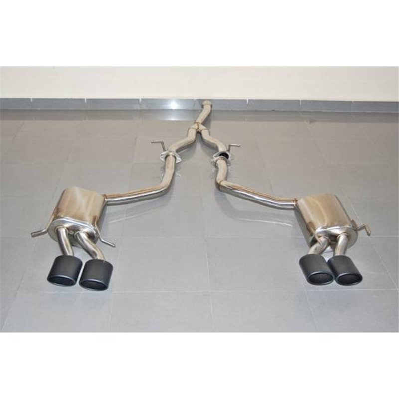 Escape Euro Mercedes W204 C200 07-13 Black Tips