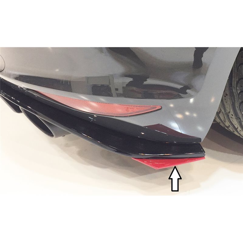 Añadido trasero Rieger VW Golf 7 GTI Clubsport 02.16- 3-puertas, 5-puertas