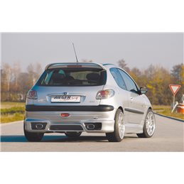 Añadido trasero Rieger Peugeot 206 09.98-05.06 cabrio CC, sedan
