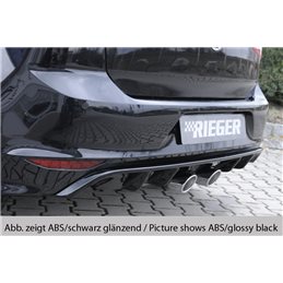 Añadido trasero Rieger VW Golf 7 R-Line 10.12-12.16 (antes facelift) 3-puertas, 3-puertas