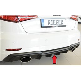 Añadido trasero Rieger Audi A3 (8V) 09.16- (ex facelift) 3-puertas (hatchback 8V1), 5-puertas (sportback 8VA) A3 S3 (8V) 09.16- 