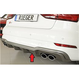 Añadido trasero Rieger Audi A3 S3 (8V) 09.16- (ex facelift) 3-puertas (cabrio 8V7), 5-puertas (sedan 8VS)