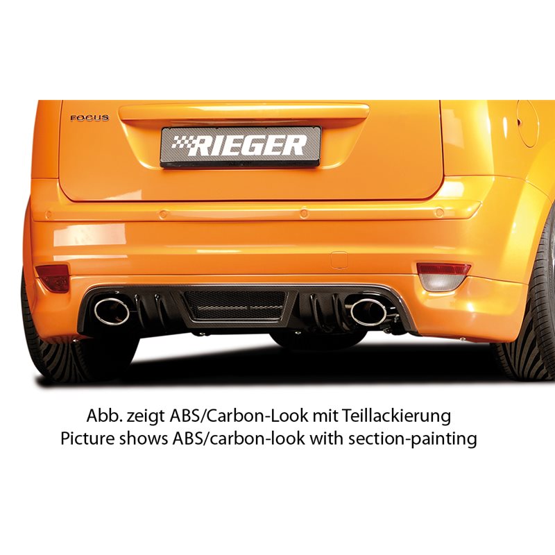 Añadido trasero Rieger Ford Focus 2 07.04-01.08 (antes facelift) 3-puertas, 5-puertas