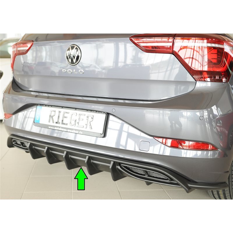 Añadido trasero Rieger VW Polo (AW) R-Line 06.17-05.21 (antes facelift) 5-puertas