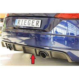 Añadido trasero Rieger Audi TT (8J-FV/8S) 07.14-08.18 (antes facelift), 09.18- (ex facelift) coupe, roadster