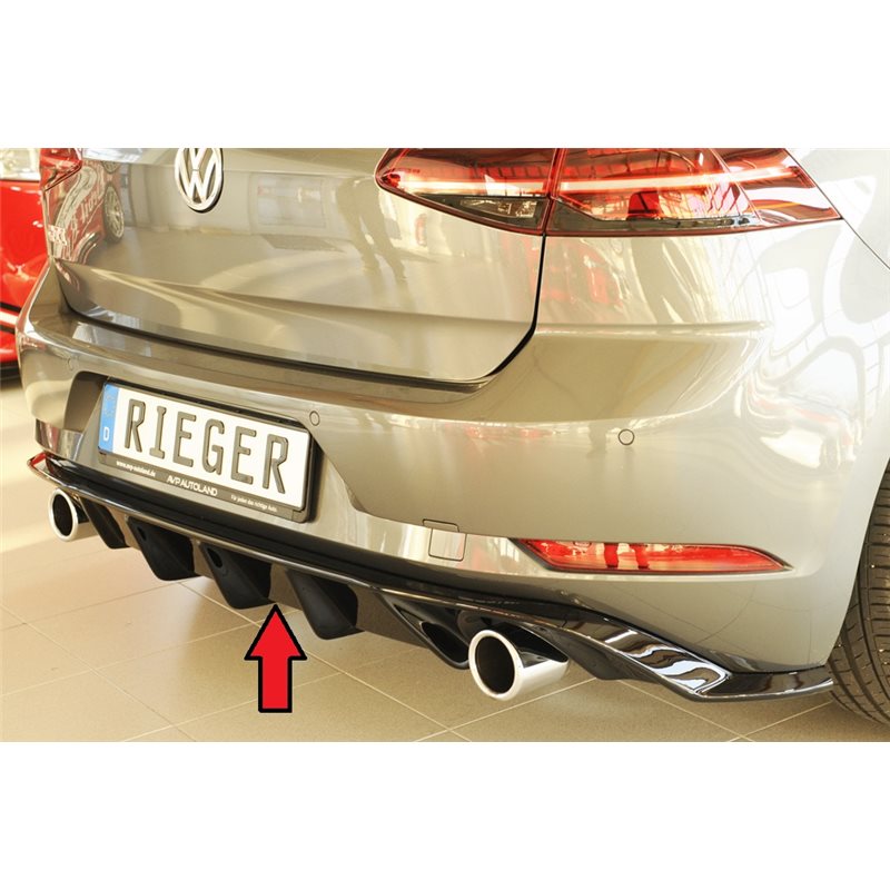 Añadido trasero Rieger VW Golf 7 GTI 02.17- (ex facelift) 3-puertas, 5-puertas